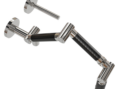 Kohler karbon K-6228-C12-CP tap 3D Модель