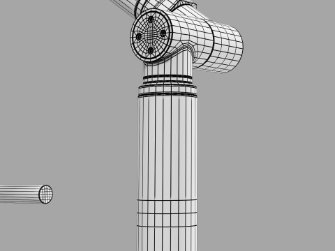 Kohler karbon K-6228-C12-CP tap 3D Модель