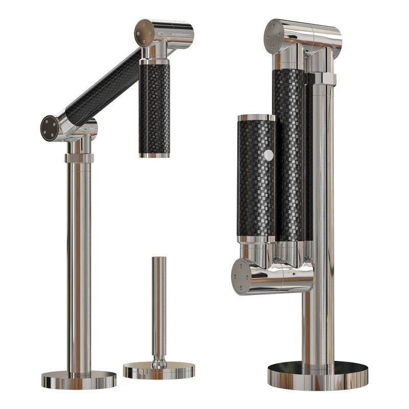 Kohler karbon K-6268-C11-CP faucet Modelo 3D .c4d .max .obj .3ds .fbx .stl .blend 