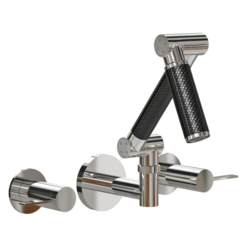 Kohler karbon K-T6277-C12-CP faucet 3D Model .c4d .max .obj .3ds .fbx .stl .blend 