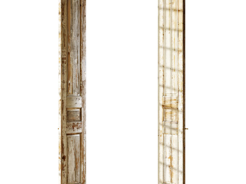 Old classic door 005 Modelo 3D