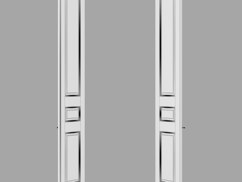 Old classic door 005 Modelo 3D