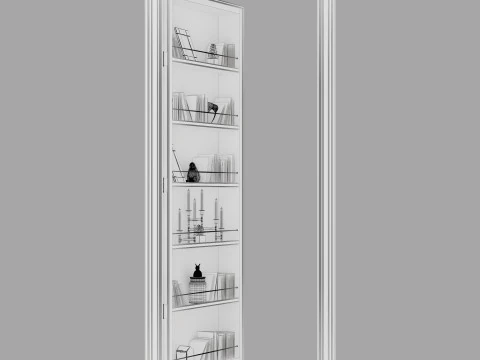 Secret door 001 3D Model