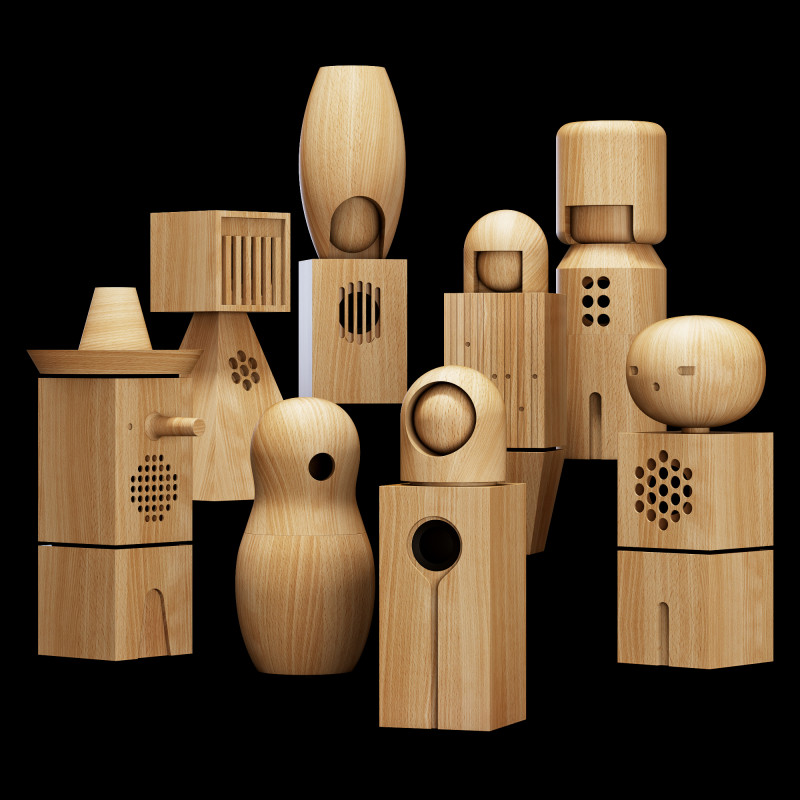 Teenage engineering choir CH-8 speaker 3Dモデル .c4d .max .obj .3ds .fbx .stl .blend 