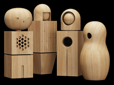 Teenage engineering choir CH-8 speaker 3Dモデル