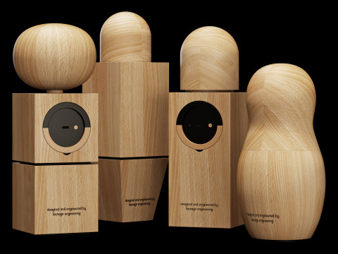 Teenage engineering choir CH-8 speaker 3Dモデル