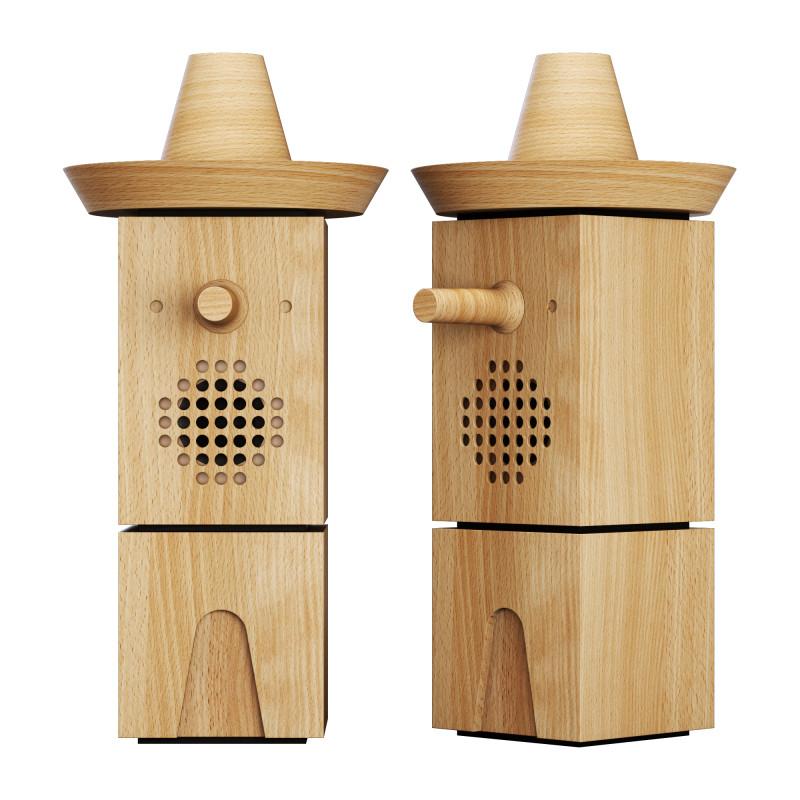 Teenage engineering choir CH-8 Carlo speaker 3D Model .c4d .max .obj .3ds .fbx .stl .blend 