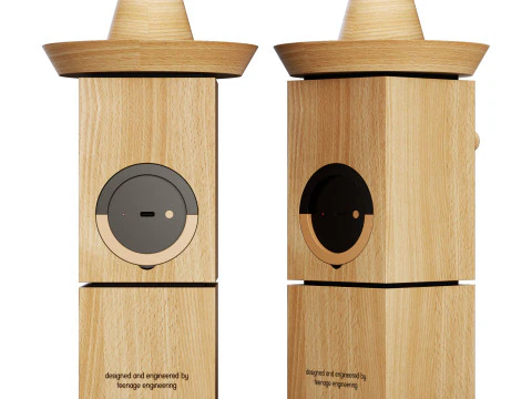 십대 공학 합창단 CH-8 Carlo 스피커 3D 모델