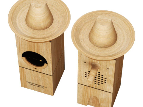 십대 공학 합창단 CH-8 Carlo 스피커 3D 모델