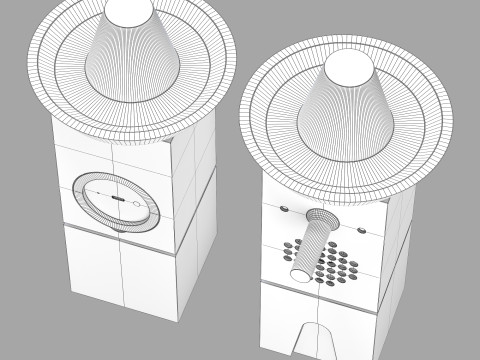 Teenage engineering choir CH-8 Carlo speaker 3D Model