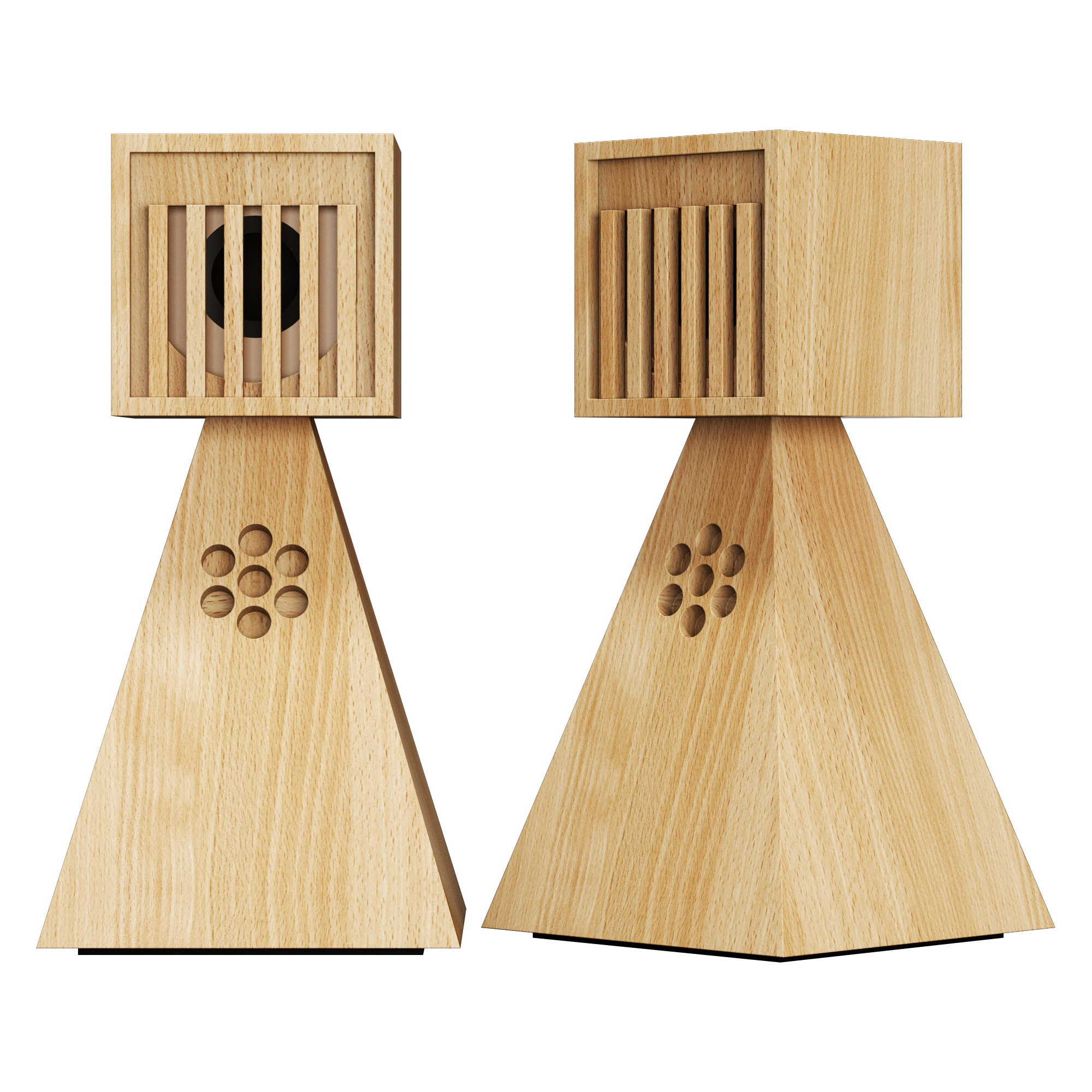 Teenage engineering choir CH-8 Gisela speaker 3D Model .c4d .max .obj .3ds .fbx .stl .blend 