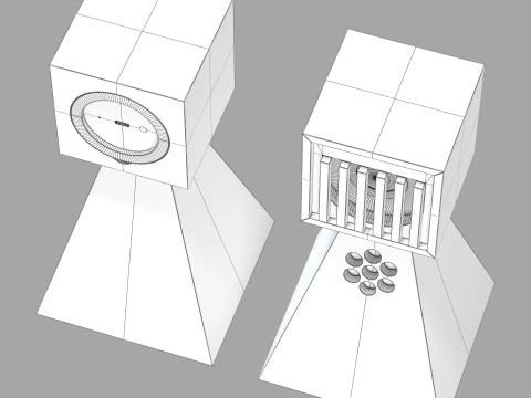 Teenage engineering choir CH-8 Gisela speaker 3D Model