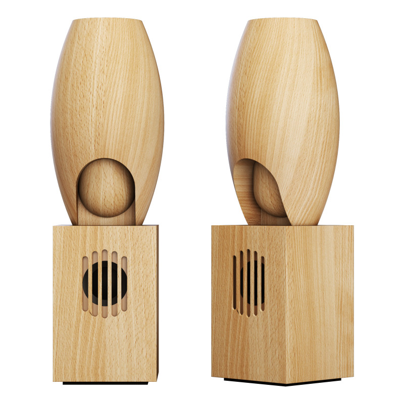 Teenage engineering choir CH-8 Hatshepsut speaker 3D Model .c4d .max .obj .3ds .fbx .stl .blend 