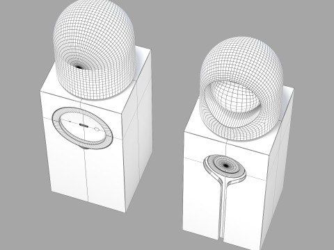Teenage engineering choir CH-8 Leila speaker 3Dモデル