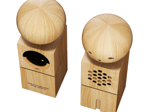 Teenage engineering choir CH-8 Miki speaker 3D मॉडल