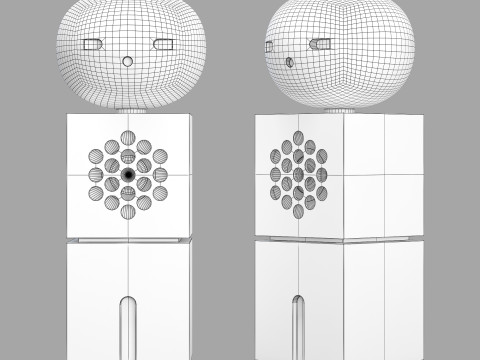 Teenage engineering choir CH-8 Miki speaker 3D मॉडल