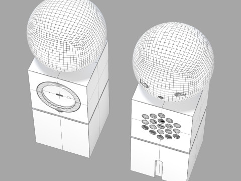 Teenage engineering choir CH-8 Miki speaker 3D मॉडल