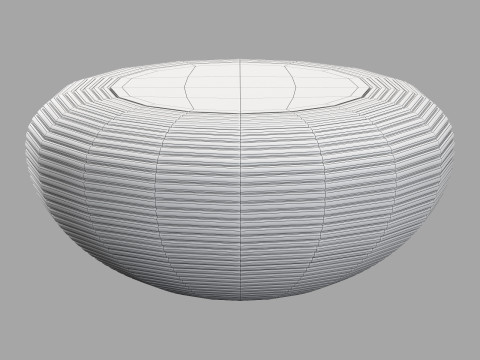 Qeeboo nami table Model 3D