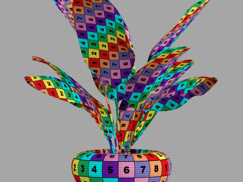 Qeeboo nami planter 3D 模型