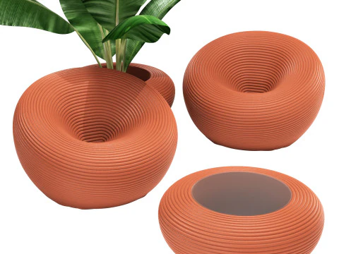 Conjunto Qeeboo Nami Modelo 3D