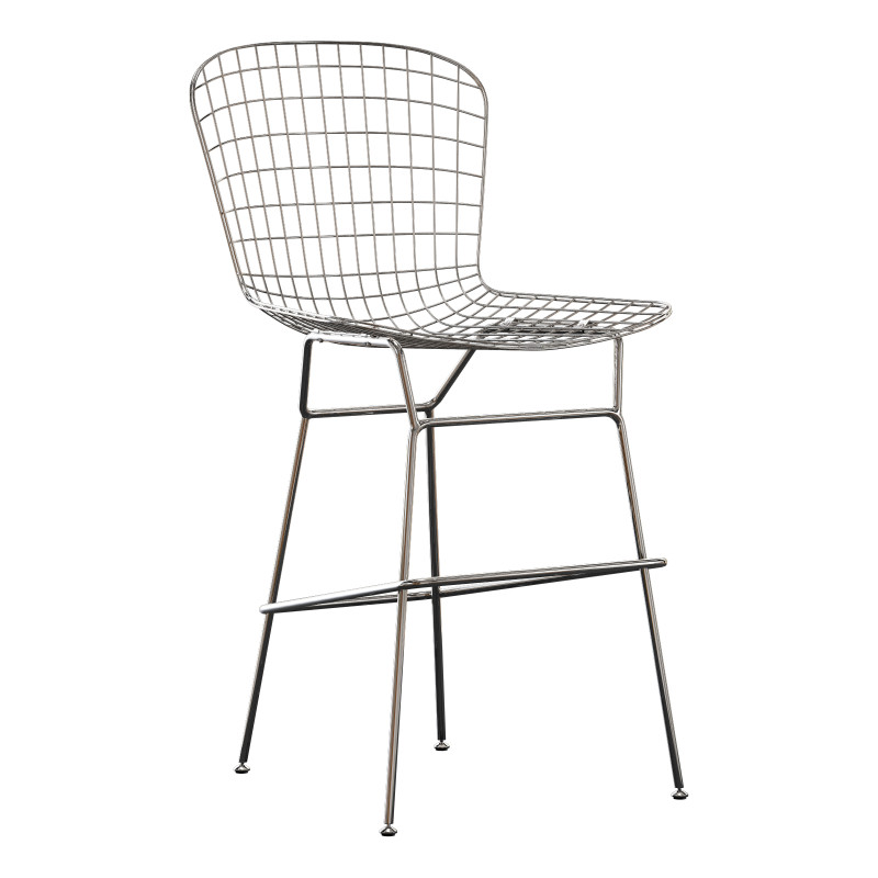 Zuo wire barstool 3D Model .c4d .max .obj .3ds .fbx .stl .blend 