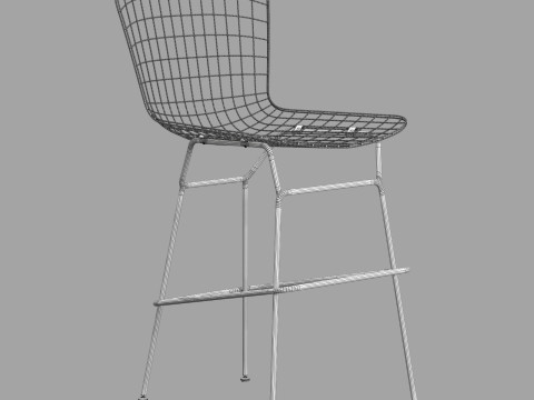 Zuo wire barstool 3D Model