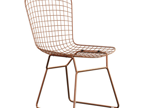 Zuo wire dining chair Modelo 3D