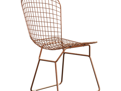 Zuo wire dining chair Modelo 3D