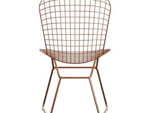 Zuo wire dining chair Modelo 3D