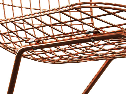 Zuo wire dining chair Modelo 3D