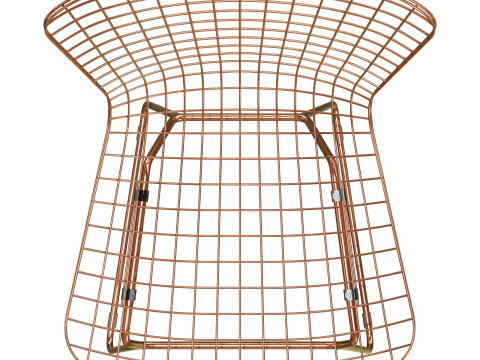 Zuo wire dining chair Modelo 3D