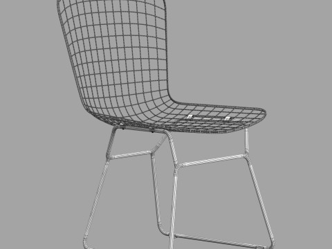 Zuo wire dining chair Modelo 3D
