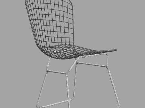 Zuo wire dining chair Modelo 3D