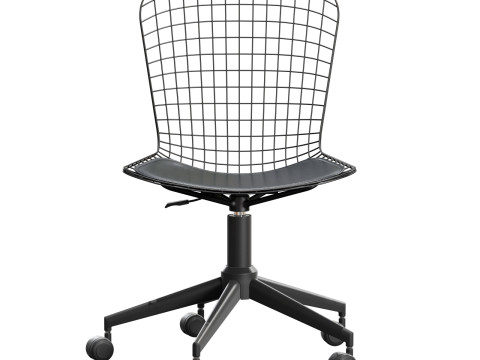 Zuo wire office chair Model 3D