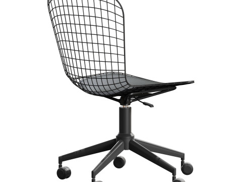 Zuo wire office chair Model 3D