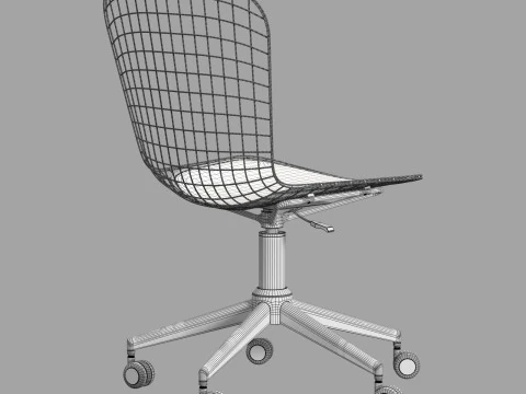 Zuo wire office chair 3D Model