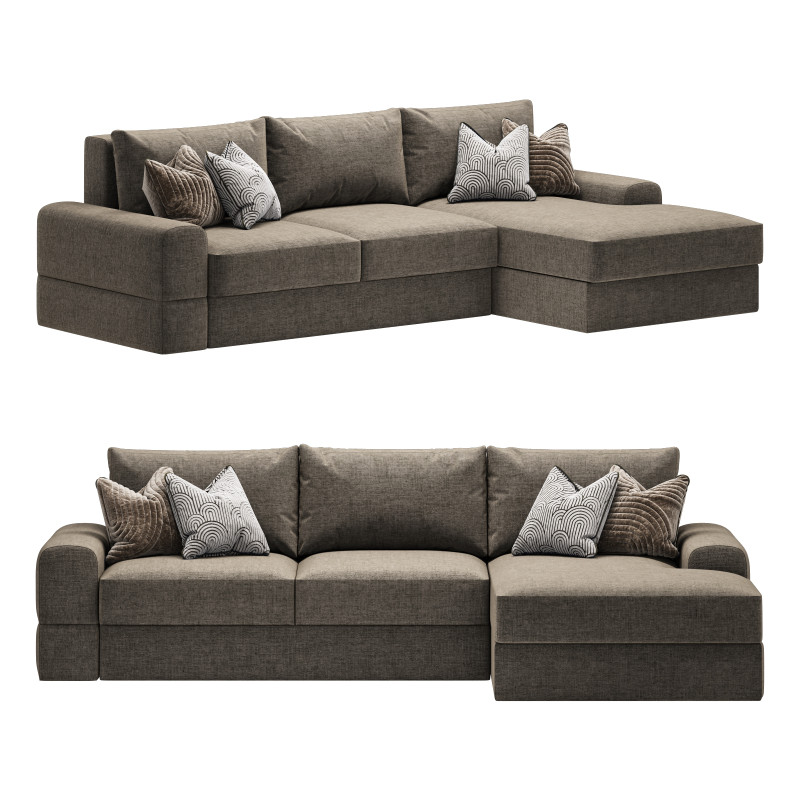Ukrizra lounge sofa Model 3D .c4d .max .obj .3ds .fbx .stl .blend 