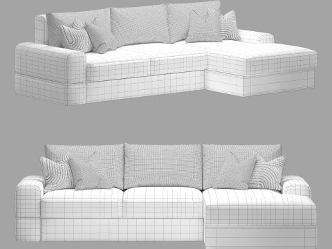Ukrizra lounge sofa 3D Model