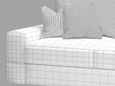 Ukrizra lounge sofa 3D Model