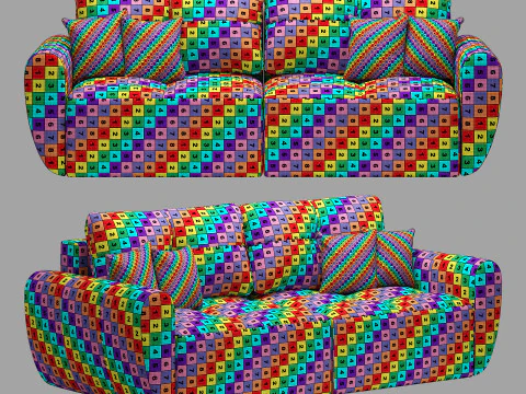 Ukrizra mairon sofa 3D Model