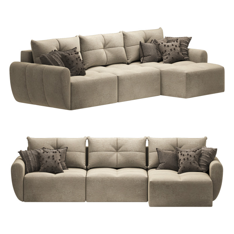 Ukrizra mairon corner sofa Model 3D .c4d .max .obj .3ds .fbx .stl .blend 