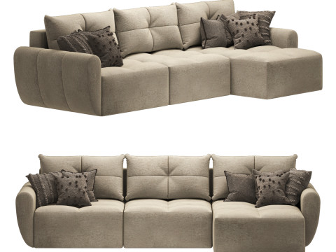 Ukrizra mairon corner sofa 3D Model
