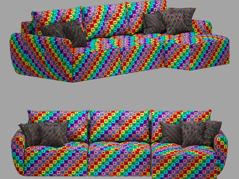 Ukrizra mairon corner sofa Model 3D