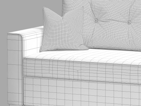 Ukrizra odry sofa 3Dモデル