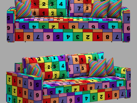 ウクリズラ オドライ ソファ 3Dモデル