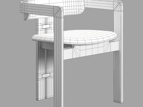Gallotti and radice 0414 chair Modelo 3D