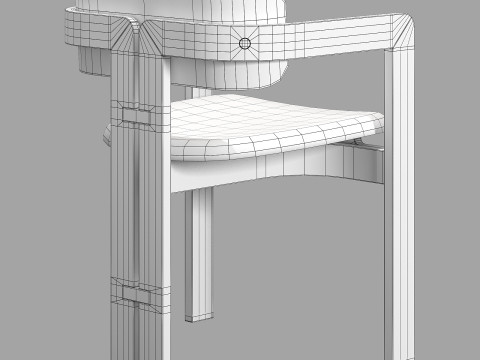 Gallotti and radice 0414 chair Modelo 3D