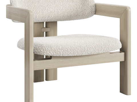 Gallotti and radice 0417 longue armchair 3D 模型
