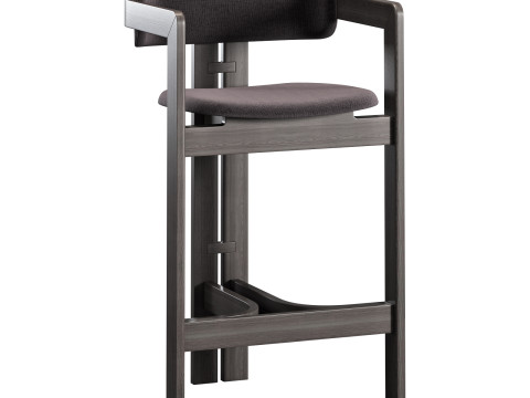 Gallotti and radice 0419 stool high 3D Model