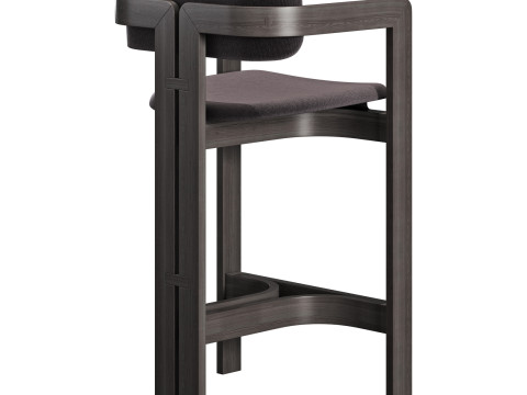 Gallotti and radice 0419 stool high 3D Model